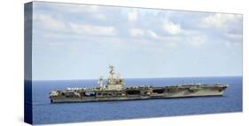 Uss Nimitz Transits the Mediterranean Sea-null-Stretched Canvas