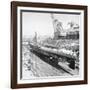 USS Perch Submarine in Dry Dock-null-Framed Photographic Print