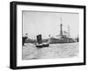 USS Pittsburgh Off Shanghai-null-Framed Premium Photographic Print