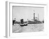 USS Pittsburgh Off Shanghai-null-Framed Premium Photographic Print