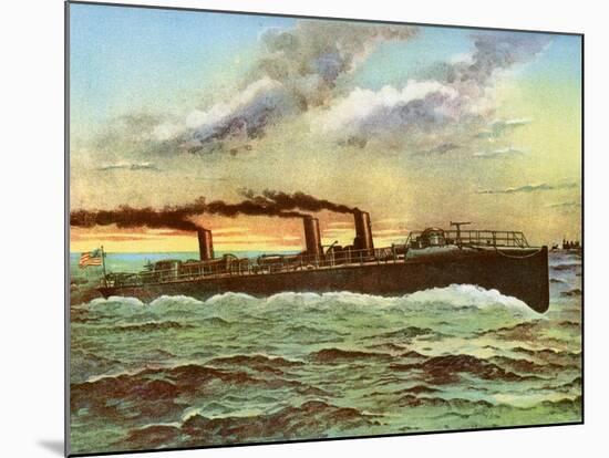 Uss 'Porter, American Torpedo Boat, 1898-null-Mounted Giclee Print
