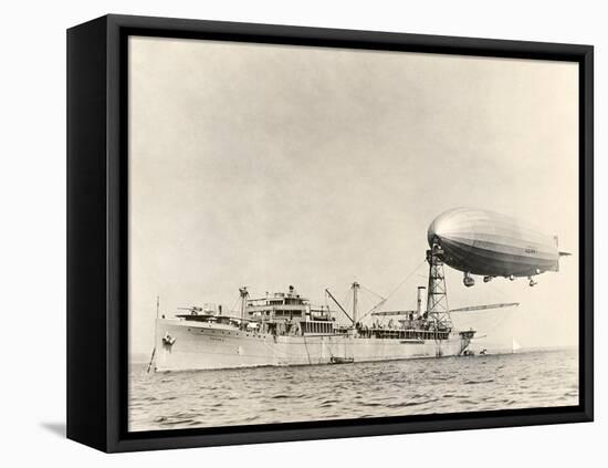 USS Shenandoah Airship And Tender-Miriam and Ira Wallach-Framed Stretched Canvas