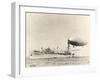 USS Shenandoah Airship And Tender-Miriam and Ira Wallach-Framed Premium Photographic Print