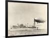 USS Shenandoah Airship And Tender-Miriam and Ira Wallach-Framed Photographic Print