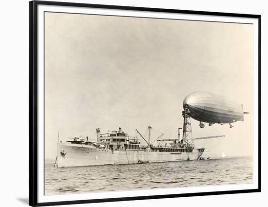 USS Shenandoah Airship And Tender-Miriam and Ira Wallach-Framed Premium Photographic Print