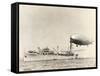 USS Shenandoah Airship And Tender-Miriam and Ira Wallach-Framed Stretched Canvas