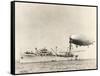 USS Shenandoah Airship And Tender-Miriam and Ira Wallach-Framed Stretched Canvas