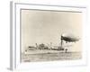 USS Shenandoah Airship And Tender-Miriam and Ira Wallach-Framed Photographic Print