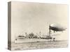 USS Shenandoah Airship And Tender-Miriam and Ira Wallach-Stretched Canvas