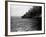 USS St Lo (Cve-63) Burning after Being Hit by Japanese Suicide Plane, Leyte Gulf, Phillipines. Clos-null-Framed Photographic Print