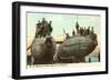 USS Submarines Shark and Porpoise-null-Framed Art Print