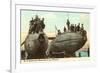 USS Submarines Shark and Porpoise-null-Framed Art Print