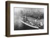 USS Texas in New York's Harbor-null-Framed Photographic Print