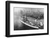 USS Texas in New York's Harbor-null-Framed Photographic Print