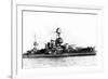 USS Texas Ship-Lantern Press-Framed Premium Giclee Print