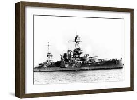 USS Texas Ship-Lantern Press-Framed Art Print