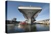 Uss Theodore Roosevelt Pulls Out of Newport News Shipyard-null-Stretched Canvas