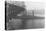 USS West Virgina Passing under Brooklyn Bridge-null-Stretched Canvas