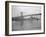 USS Wisconsin Passing beneath Manhattan Bridge-Sam Goldstein-Framed Photographic Print