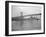 USS Wisconsin Passing beneath Manhattan Bridge-Sam Goldstein-Framed Photographic Print