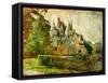 Usse - Fairy Castle Loire' Valley (From My Castle Collection)-Maugli-l-Framed Stretched Canvas