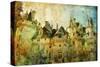 Usse - Fairy Castle Loire' Valley- Picture In Painting Style-Maugli-l-Stretched Canvas