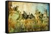 Usse - Fairy Castle Loire' Valley- Picture In Painting Style-Maugli-l-Framed Stretched Canvas