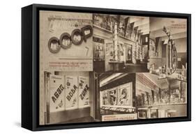 USSR, Catalogue of the Soviet Pavilion at the International Press Exhibition, Cologne, 1928-El Lissitzky-Framed Stretched Canvas