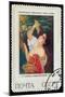 USSR - CIRCA 1973: Stamp Printed by Ussr, Shows KP Bryullov Ita-maxim ibragimov-Mounted Art Print