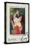 USSR - CIRCA 1973: Stamp Printed by Ussr, Shows KP Bryullov Ita-maxim ibragimov-Stretched Canvas