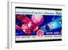 USSR - CIRCA 1984: A Stamp Printed in Ussr, Shows Venus Halley's-maxim ibragimov-Framed Photographic Print