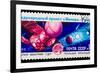 USSR - CIRCA 1984: A Stamp Printed in Ussr, Shows Venus Halley's-maxim ibragimov-Framed Photographic Print