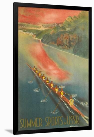 Ussr Summer Sports Poster-null-Framed Art Print