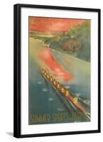 Ussr Summer Sports Poster-null-Framed Art Print