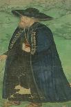 A Jesuit Priest, Inscribed in Persian: "Jahangir Shahi Amal-E-Mansur," Mughal, 1610-Ustad Mansur-Giclee Print