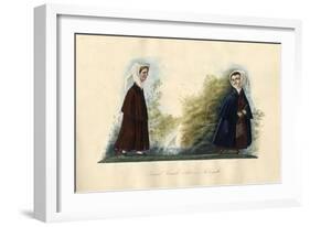 Usual Female Attire in Portugal-null-Framed Giclee Print