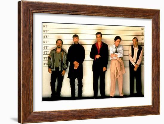 Usual Suspects, 1995, in Police Lineup Seance D'Identification-null-Framed Photo