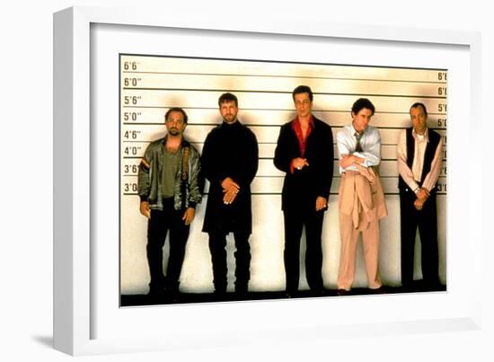 Usual Suspects, 1995, in Police Lineup Seance D'Identification-null-Framed Photo