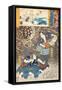 Usugumo (No. 19 Wisps Of Cloud)-Kuniyoshi Utagawa-Framed Stretched Canvas