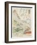 Usui Pass, 1831-Toyota Hokkei-Framed Giclee Print
