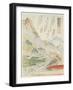 Usui Pass, 1831-Toyota Hokkei-Framed Giclee Print