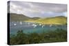 Usvi, St John. Maho Bay Popular Mooring Location and Snorkeling Site-Trish Drury-Stretched Canvas