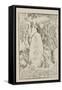 Utagailustración De La Novela De Tamegawa Shunsui Jidai Kagami (La Era Del Espejo), 1865-Wakasaya Yoichi-Framed Stretched Canvas