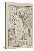 Utagailustración De La Novela De Tamegawa Shunsui Jidai Kagami (La Era Del Espejo), 1865-Wakasaya Yoichi-Stretched Canvas