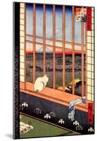 Utagawa Hiroshige Asakusa Ricefields-null-Mounted Poster