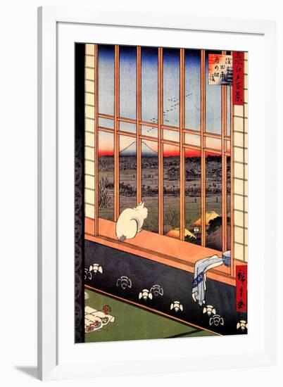 Utagawa Hiroshige Asakusa Ricefields-null-Framed Art Print
