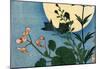 Utagawa Hiroshige Autumn Flowers Full Moon-null-Mounted Poster