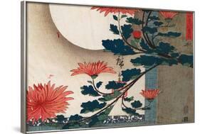 Utagawa Hiroshige Chrysanthemums-null-Framed Art Print