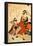 Utagawa Hiroshige Courtesan and a Little Girl Agead a New-Year Decoration-null-Framed Poster