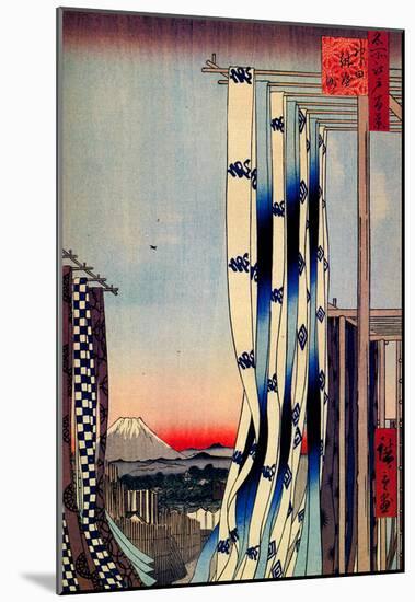 Utagawa Hiroshige Dyers Quarter Kanda-null-Mounted Poster